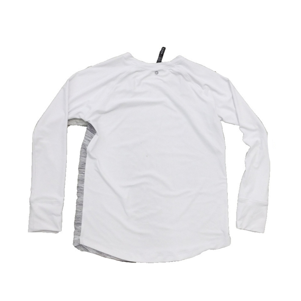90° by REFLEX GRAY & WHITE ATHLETIC/LOUNGING TOP - Picture 5 of 5